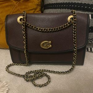 COACH PARKER SHOULDER BAG.